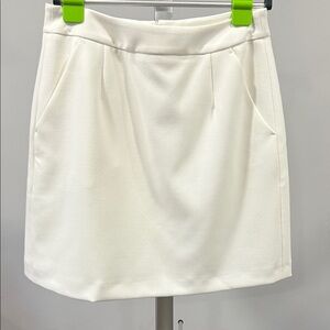 French Connection Cream Mini Skirt